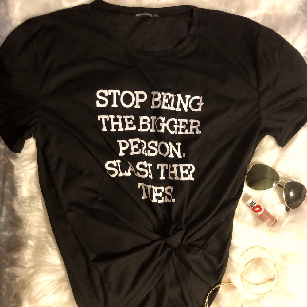 Black Graphic T-shirt